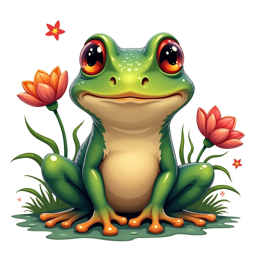 Enchanted Garden Frog